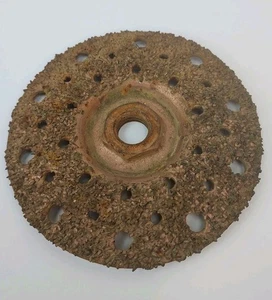 Disco de molienda de neumáticos con tuerca 4" 4 pulgadas OD amoladora de neumáticos 5/8 IMCA USMTS suciedad modificada - Imagen 1 de 3