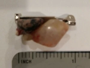 Vintage natürliche polierte Steine auf Pin - sehr einzigartig und geologisch - Bild 1 von 6