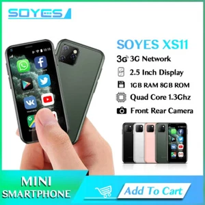 Unlocked 3G Soyes XS11 Mini 2.5" Mobile Smartphones Android Google Play Dual SIM - Afbeelding 1 van 15