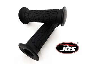 GAS GAS JBS UNIVERSAL BLACK MOTORCYCLE HAND GRIP SET HANDLEBAR GRIPS 22mm 7/8" - Picture 1 of 4