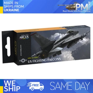 Arcus 5001 Emaille Farben Set US Fighting Falcons 6 Farben im Set 10ml - Bild 1 von 3