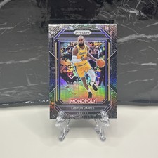 2022-23 NBA Prizm Monopoly LeBron James Icons SSP Black Limited Edition #40