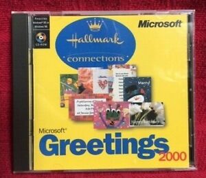 Hallmark Connections Microsoft Greetings 2000  1 CD 