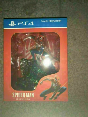 PS4 Game Ver Spider-Man Collectors Edition Figure 19cm PVC Statue New in Box Cover