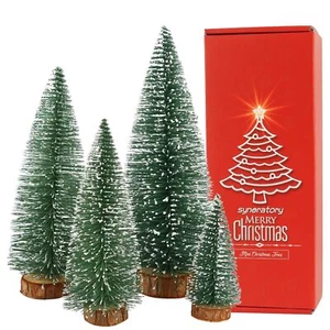 Small Christmas TreeMini Christmas Tree Mini Pine Tree Bottle Brush Fake Tree... - Picture 1 of 7