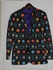 Suitmeister Pac-Man Men?S Suit Jacket Size L42 Christmas Holiday Blazer Slim Fit