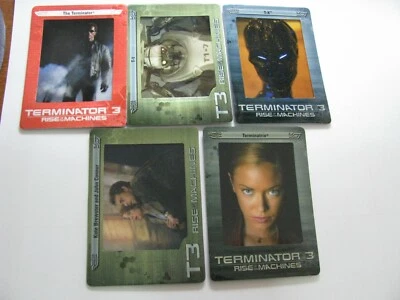 Terminator 3 Rise of the Machines Cell Promo Card Set  Arnold Schwarzenegger L/E - Image 1 of 4