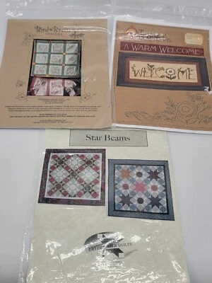 Quilting Quilt Patterns Star Beams Bird Brain Designs Friendships Garden - Image 1 of 4