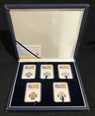 2010 S PROOF SILVER 5 COIN QUARTER SET NGC PF69 ULTRA CAMEO NATIONAL PARKS 25C - Image 1 of 4