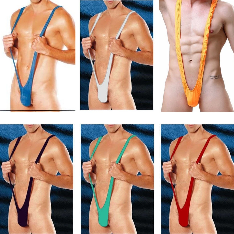 81-204 Blueline MANKINI String Badehose Tanga Slip Body 6 Farben NEU in S M L XL - Bild 1 von 4