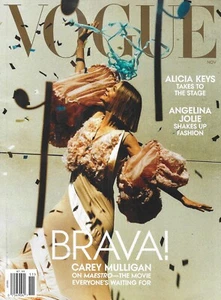 Vogue Magazine Carey Mulligan Angelina Joie Alicia Keys Fashion Ukraine 2023 - Picture 1 of 12