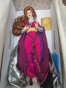 NEW Queen Morgan Le Fay Doll Franklin Mint Camelot Heirloom Series RARE HTF - Picture 1 of 8