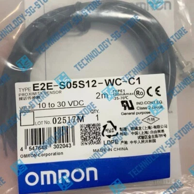 New Omron E2E-S05S12-WC-C1 Proximity Switch - Image 1 of 4