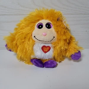 Peluche TY Monstaz Rufus con sonido naranja púrpura descontinuado nuevo - Imagen 1 de 4