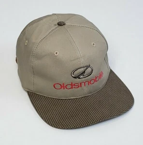 Vintage Oldsmobile Golf Casual Cap Hat One Size Leather Strapback Made in USA - Picture 1 of 11