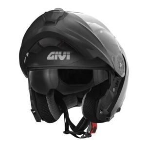 CASCO MODULARE GIVI X27 SOLID COLOR NERO N900 TOURING APRIBILE PARASOLE TG M 58 - Foto 1 di 5