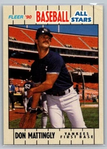1990 Fleer All Stars Don Mattingly #24 - Picture 1 of 2