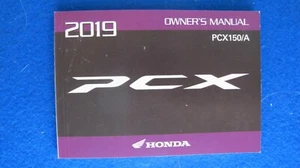 Honda 2019 PCX150/A New Old Stock Factory Original Owners Manual F431 - Picture 1 of 4