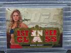 2014 Topps UFC Knockout Ronda Rousey Triple Threads 1st In Her Class Relic 02/36