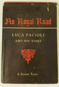 1942 Signed 1st, LUCA PACIOLI BIO, Renaissance Mathematician,Geometry,Chess,HBDJ - Picture 1 of 12