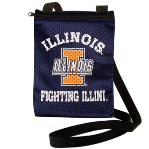 NCAA Illinois Fighting Illini Messenger Jersey Bag Ladies Women Handbag Purse  - Picture 1 of 1