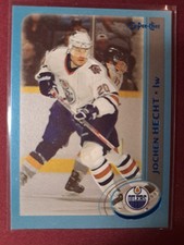 Jochen Hecht /500 BLUE 2002-03 O-Pee-Chee #176 Edmonton Oilers NHL Trading Card