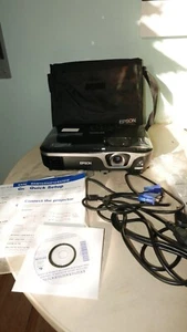 Epson H428A Projector with Remote & Accessories  shows 56 hours - Picture 1 of 11