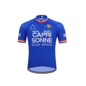 Retro Capri Sonne Cycling Jersey Bib Short Bicycle Jersey Cycling Strap Shorts - Picture 1 of 7