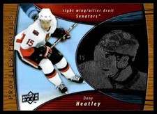 2008-09 McDonald's Upper Deck Profiles Dany Heatley Ottawa Senators #PRO4