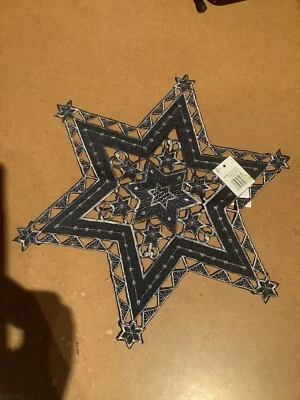 Weihnachten Deckchen Deko Stern NEU!! - Bild 1 von 2