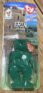 ERIN The Bear TY Teenie Beanie Baby RONALD McDONALD House Charities 1999 NiB - Picture 1 of 7