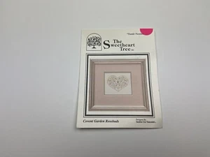 Sweetheart Tree Teenie Tweenie Garden Rosebud Cross Stitch Pattern With Charm 1M - Picture 1 of 4