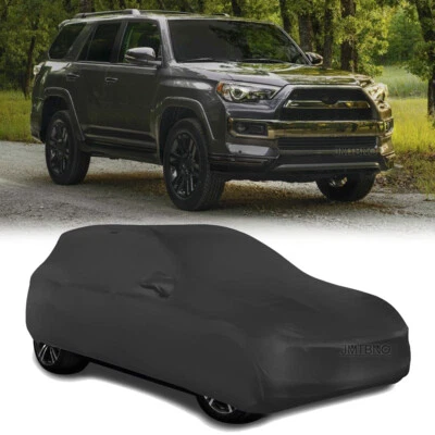 Capa de carro elástica cetim para Toyota 4Runner proteção interna à prova de poeira contra arranhões - Imagem 1 de 4