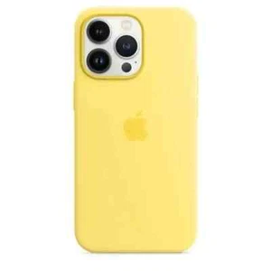 Cover Custodia Silicone TPU Per Apple iPhone 12 Pro Max ANTIPOLVERE Giallo - Foto 1 di 4