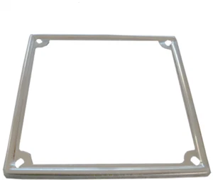CORNICE TARGA CROMATA 17 X 17 VESPA 125 150 200 PX SPRINT SUPER GT GTR - Bild 1 von 1