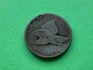 1857 FLYING EAGLE CENT - Picture 1 of 2
