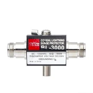 DC~1000MHz BL-3000 50 Ohm Coaxial Lightning Surges Arrestor N Female to N Female - Zdjęcie 1 z 6