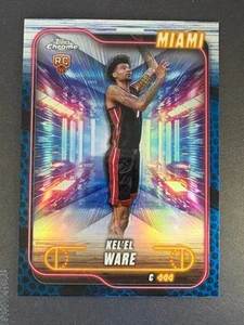 2024-25 Topps Chrome - Kel'El Ware (RC) #103 - Blue Basketball Refractor - Picture 1 of 2