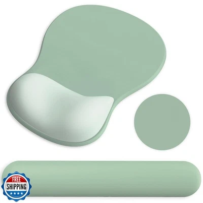 Ergonomic Mouse Pad with Wrist Rest and Keyboard Wrist Rest, Gel Mousepad and - Image 1 of 4