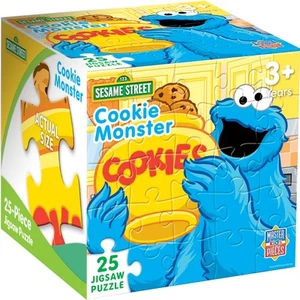 MasterPieces - Sesame Street - Cookie Monster 25 Piece Jigsaw Puzzle - Picture 1 of 4