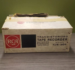 RCA YJS-20E Portable Reel to Reel Transistorized Tape Recorder in Original Box - Picture 1 of 9