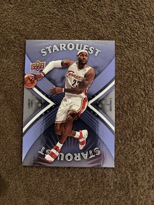 LeBron James 2008-09 Upper Deck Starquest Cyan Rare #SQ-17 - Image 1 of 2