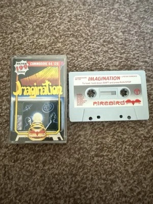 Imagination (Firebird 1986) Commodore C64 (Tape Manual Box) Game Vgc - Image 1 of 4