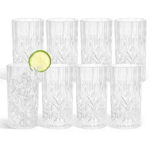 18oz Plastic Drinking Water Tumblers, Unbreakable BPA-Free Shatterproof Outdo... - Picture 1 of 7