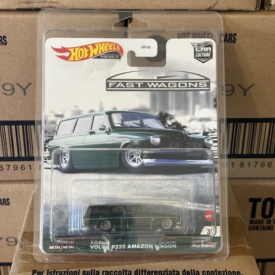 HOT WHEELS Volvo P220 Amazon Wagon - PREMIUM - Fast Wagons - Immagine 1 di 4