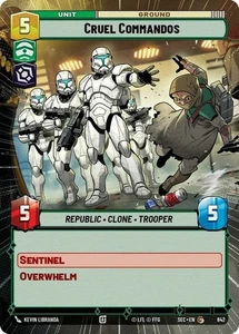 x3 Cruel Commandos - Hyperspace Foil C Star Wars Secrets of Power M/NM - Picture 1 of 1