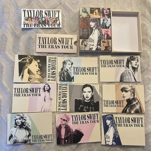 Taylor Swift The Eras Tour VIP Post Card Set (9/10) with Box, Ticket, Incomplete - Picture 1 of 5