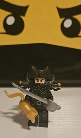 NEW Pirates Of The Caribbean Blackbeard Custom Lego Minifigure from 4195 4192