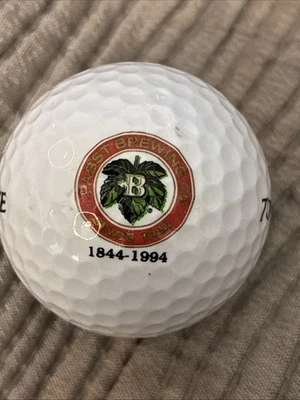 Bola de golfe logotipo cervejaria Pabst cerveja 1844-1994 - Imagem 1 de 3