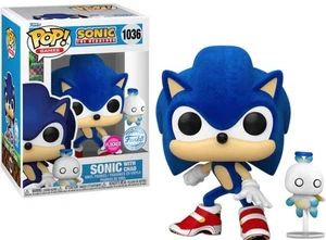 Funko POP! SONIC Games 1036 Sonic with Hero Chao (Flocked) Figurka - Foto 1 di 1